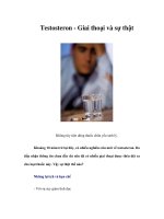 Tài liệu Testosteron - Giai thoại và sự thật pdf