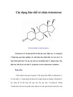 Tài liệu Các dạng bào chế có chứa testosteron pdf