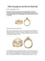 Tài liệu Nhẫn cưới giúp hai tâm hồn hoà thành một doc