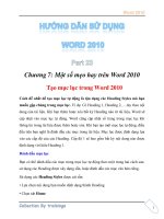 Tài liệu Hướng dẫn sử dụng word 2010 part 23 pdf