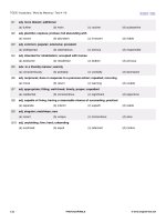 Tài liệu 3420 TOEIC vocabulary tests words by Meaning part 20 docx