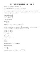 Tài liệu Một bài tìm giá trị nhỏ nhất pdf