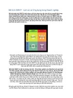 Tài liệu Mô hình SWOT docx