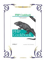 Tài liệu PHP Cookbook docx
