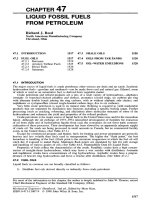Tài liệu LIQUID FOSSIL FUELS FROM PETROLEUM ppt