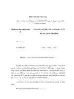 Mẫu biểu mẫu kê khai giá - Mẫu đơn