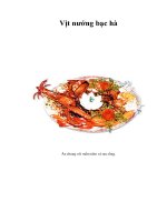 Tài liệu Vịt nướng bạc hà ppt