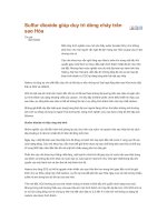 Tài liệu Sulfur dioxide giúp duy trì dòng chảy trên sao Hỏa pdf