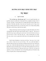 Tài liệu HƯỚNG DẪN HỌC SINH TIỂU HỌC TỰ HỌC pptx