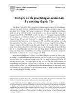 Tính phí ùn tắc giao thông 