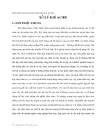 Xử lý khí acide trong nhà máy lọc dầu