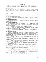 Tài liệu Các giao dịch trên thị trường chứng khoán_chương 4 doc