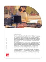 Tài liệu THE UNIVERSITY OF CENTRAL ARKANSAS USES DIGIVANCE ICS TO GIVE STUDENTS CAMPUS-WIDE WIRELESS ACCESS docx