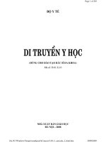 EBOOK - DI TRUYỀN Y HỌC