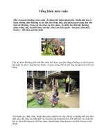 Tài liệu Tiếng khèn mùa xuân doc