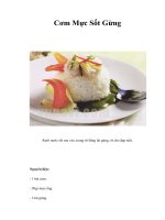 Tài liệu Cơm Mực Sốt Gừng doc