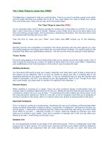 Tài liệu The 7 Best Things to Leave Out ppt