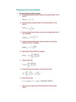 Tài liệu Financial Formula Sheet ppt