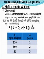Tài liệu Chuong 2 - Cau cung va gia ca thi truong pptx