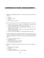 Tài liệu Project Management Professional-Chapter 18a (Question) ppt