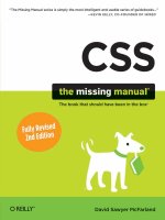 Tài liệu O_Reilly - CSS_ The Missing Manual 2nd Edition (2009)01 pdf