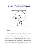 Tài liệu BỆNH CÚM Ở NGƯỜI LỚN pdf