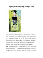 Tài liệu Người giữ “xương sống”của ngân hàng ppt