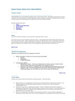 Tài liệu Expert Career Advice from VietnamWorks pptx