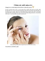 Tài liệu Chăm sóc mắt mùa oi ả ppt