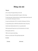 Tài liệu Đóng cửa mỏ ppt