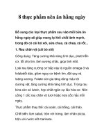 Tài liệu 8 thực phẩm nên ăn hằng ngày pdf