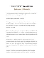 Tài liệu LUYỆN ĐỌC TIẾNG ANH QUA TÁC PHẨM VĂN HỌC-SHORT STORY BY O’HENRY Confessions Of A Humorist doc