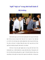 Tài liệu Nghề “luật sư” trong thời buổi kinh tế thị trường ppt