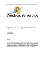 Tài liệu windows server 2003 ppt