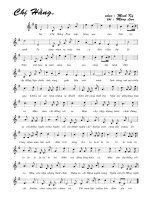 Tài liệu Bài hát chị Hằng - Minh Ký (lời bài hát có nốt) pdf