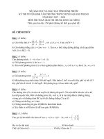 Tài liệu Đề thi chuyên toán Quang Trung 2006-2007 có đáp án đề chung doc