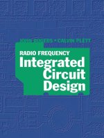 Ebook - Radio frequency integrated circuit design 