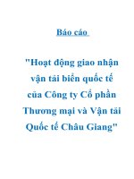 Tài liệu Báo cáo 