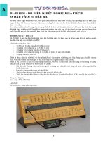 Tài liệu ADL 2110B1 - BỘ ĐIỀU KHIỂN LOGIC KHẢ TRÌNH 38 ĐẦU VÀO / 34 ĐẦU RA ppt
