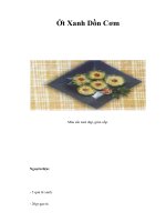 Tài liệu Ớt Xanh Dồn Cơm doc