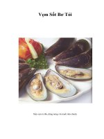 Tài liệu Vẹm Sốt Bơ Tỏi docx