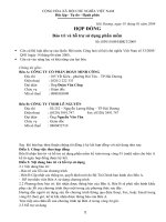 Tài liệu Hợp đồng