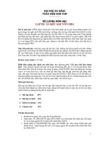 Tài liệu ĐỀ CƯƠNG MÔN HỌC LẬP DỰ ÁN KÊU GỌI VỐN ODA doc