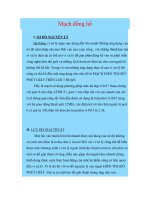 Tài liệu Mạch đồng hồ pdf