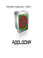 Tài liệu Giới thiệu về AppLocker – Phần 3 pdf