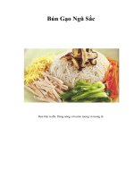 Tài liệu Bún Gạo Ngũ Sắc pptx