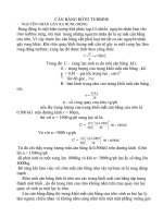 Tài liệu CÂN BẰNG RÔTO TURBINE pdf