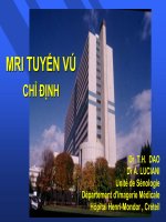 Tài liệu MRI chỉ định chụp vú_Phần 1 docx