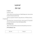 Tài liệu LỊCH SỬ - ÔN TẬP pptx