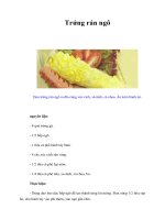 Tài liệu Trứng rán ngô ppt